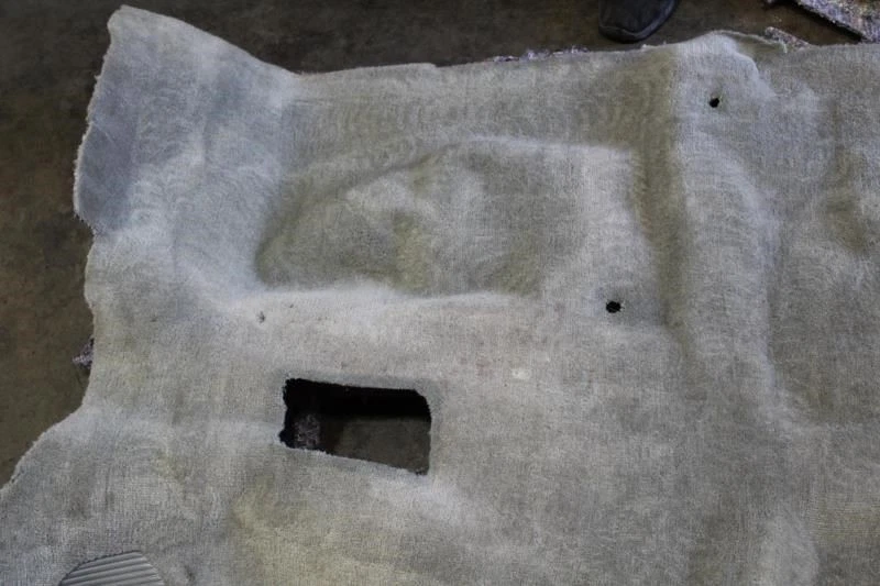 1995 1996 1997 CHEVROLET PICKUP S10 CARPET FLOOR LINER GRAY XTRA CAB - Image 3 of 4