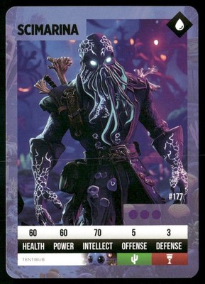 Tribes of Wondervale Scimarina #177 TCG Series One Abyssal