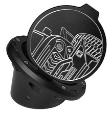 Aluminum Half Face Gas Cap Cover For Jeep Wrangler Jk Unlimited 07-18 - Cool A Aluminum Half Face Gas Cap Cover For Jeep Wrangler Jk Unlimited 07-18 - Cool A