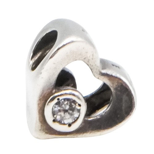 Chamilia Jeweled Heart Sterling Silver Charm