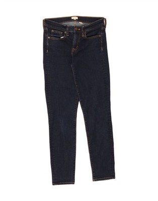 J. CREW Damen Stretch Skinny Jeans W25 L28 dunkelblau Baumwolle HD15