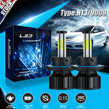 6-sides H13 9008 LED Headlight Bulbs Kit 3000...