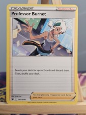 Professor Burnet Swsh167 Black Star Promo Supporter Card Pokémon TCG
