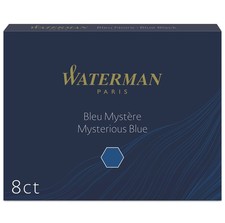 Waterman Fountain Pen Ink Cartridges long ink cartridges, Mysterious Blue