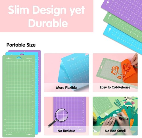 1/3/6/8x Grip Cutting Mat for Explore Air/Maker 12x12 Standard/Mixed Adhesive - Picture 50 of 64