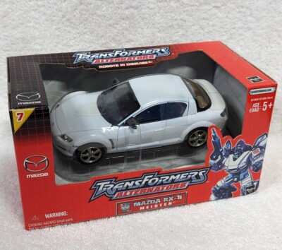 Transformers Alternators 1:24 Meister Jazz #8 White Mazda RX