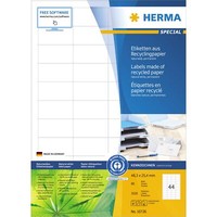 Herma 10726 Herma Universal-Etiketten Recycling, 48,3 X 25,4 Mm, 80 Bl.