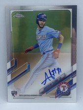 2021 Topps Chrome Baseball Anderson Tejada Rangers Rookie RC Auto