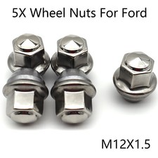 5x Wheel Bolts Lug Nuts M12x1.5 For Ford B-Max C-Max Fiesta Mondeo Focus 5114407