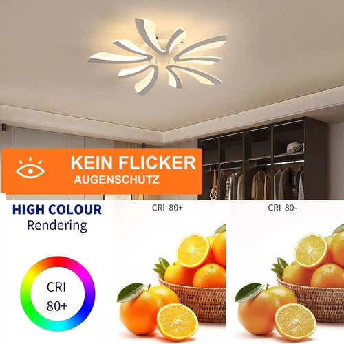 3-Farbige Dimmbar LED Deckenleuchte Decken-Lampe Küchen Wohnzimmer Esszimmer DE - Bild 9 von 22
