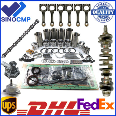 S6S Engine Rebuild Kit & Crankshaft Conrods Camshaft For CAT MITSUBISHI Forklift