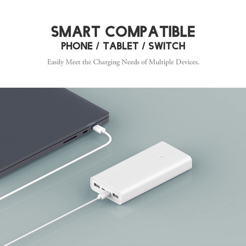 Xiaomi Power Bank 3 20000mAh Fast Charger USB C Battery Pack For iPhone Samsung - Picture 6 of 20