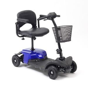 Livewell Jaunt Lite Mobility Scooter Car Boot Shoprider 4 Wheels 4mph Blue