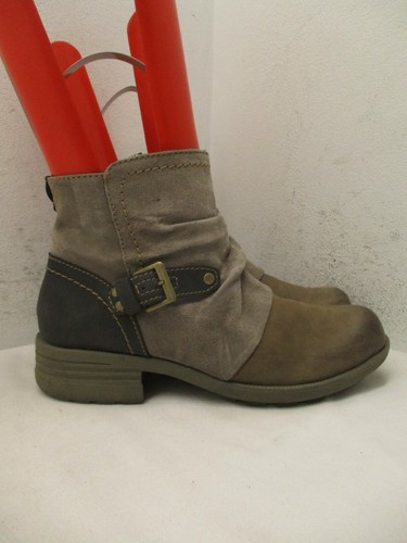Earth Origins Prairie Phoenix Stone Damen-Lederstiefeletten Größe 8,5 M