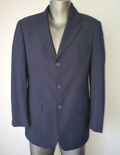 Brooks Brothers 100 Worsted Wool Blazer Jacket Black Sz: 37R Made USA Vintage