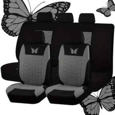 New Car Seat Covers Full Set 9 Pc Row Seats Protectors Universal Truck Suv Van