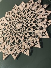 Vintage Hand Crochet  Christmas Gift 🎁 Doilies  table Handmade  100% cotton