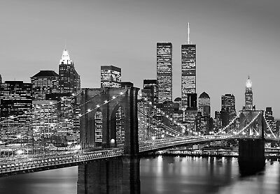 Wall Mural NEW  YORK  CITY BLACK  WHITE  photo wallpaper  