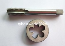 New 1pc 3/4-16 Left Die and 1pc HSS 3/4-16 Plug Left Tap Threading Tool