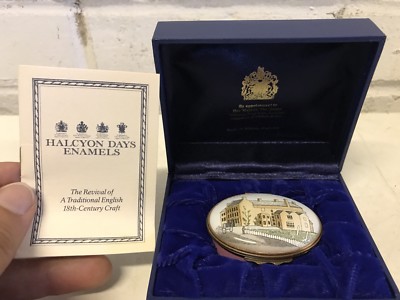 Halcyon Days Enamel Box Trifle From Bilston Sam Proud Collectors