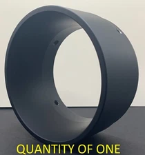 "Basic" Black End Cap Fits Khrome Werks / Exhaust Muffler Tip fits on 4.5" 