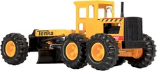 Tonka Steel Classics, Road Grader – Made with Real Steel and Sturdy Plastic, Gra