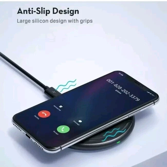 Cargador Inalámbrico Rápido RAVPower 10W Max con Adaptador QC 3.0 RP-PC058 Foto 3 de 4