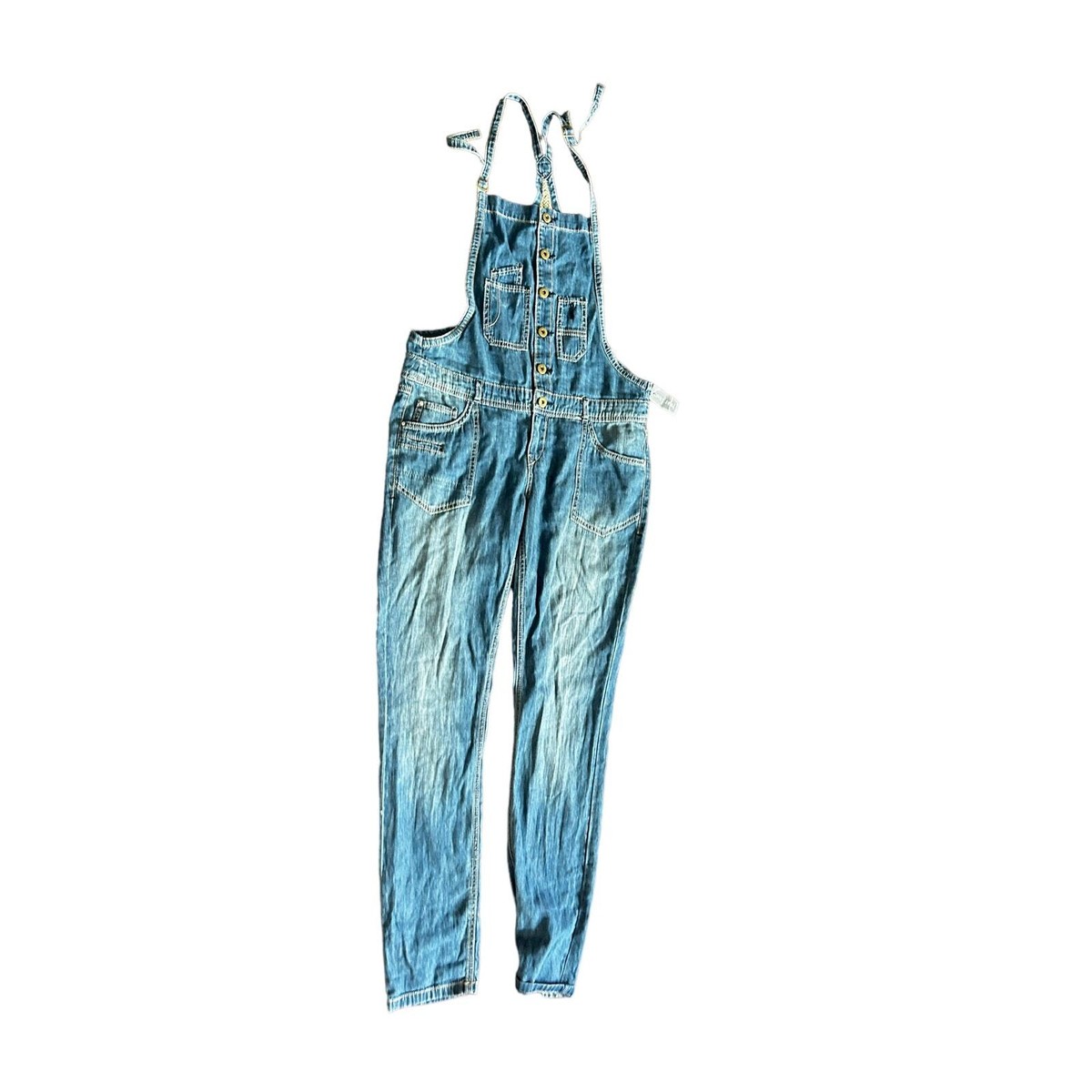 Wet Seal sz denim overalls juniors new ytk NEW