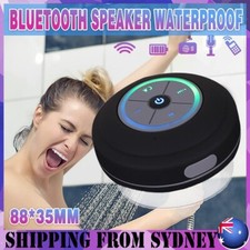Portable LED Waterproof Wireless Bluetooth Speaker for Shower Bathroom Subwoofer