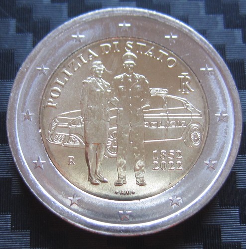 2 Euro Münze Sondermünze Italien, Polizia di Stato (109/04)