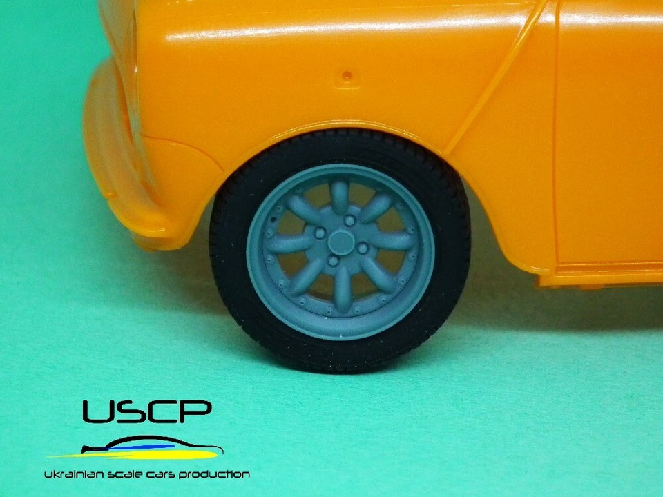 USCP 24P181t 1/24 Resin wheels 13 inch + Tires JBW SUPERLIGHT 2 Mini ...