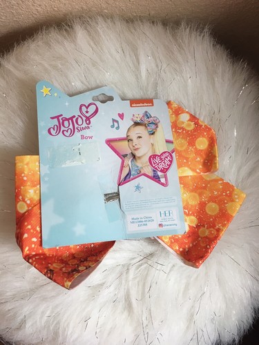 New Jojo Siwa Candy Corn Halloween Bow - Picture 3 of 5