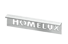Homelux 8mm Metal Straight Edge Tile Trim Stainless Steel 1.83m - Job Lot of 10