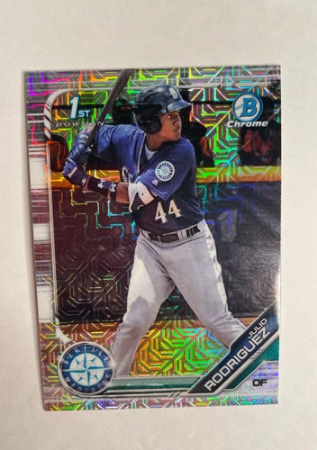2019 1st Bowman Chrome Julio Rodriguez Mojo #BCP-33 Mariners E93