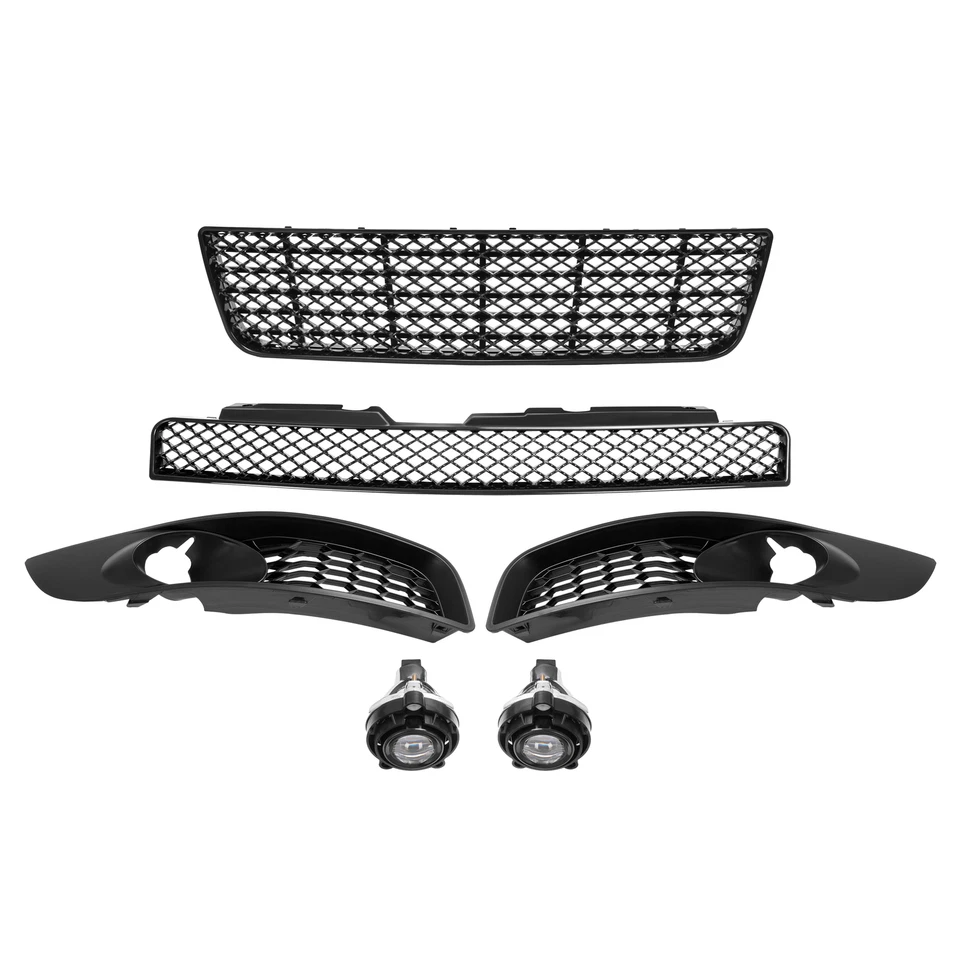 Juego de 6 luces antiniebla y biseles estilo malla parrilla delantera para Chevrolet Impala 06-13 Foto 4 de 4