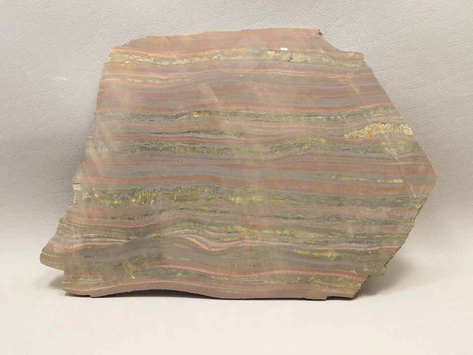Tiger Iron Rough Rock Lapidary Stone Slab Cabbing #O3 - Image 4 of 4
