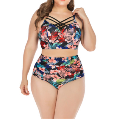 plus size two piece swim