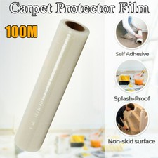 60CM*100M Carpet Protector Film Self Adhesive Plastic Clear Protector Cover Dust