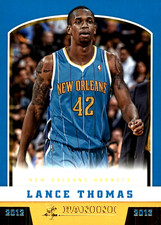 2012-13 Panini Gold Knight #237 Lance Thomas New Orleans Hornets