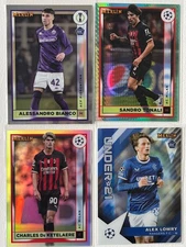 2022-23 Topps Merlin UEFA ROOKIE ,Refractors ,Aqua Prism ,U21 Pick From List !!