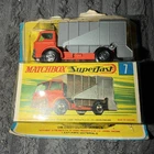 Vintage Matchbox Lesney Superfast #7 Ford Refuse Garbage Truck + Original Box