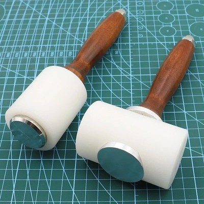 Leder Schnitzhammer Zum Selbermachen Handwerk Rindsleder Stanzen Schneiden Nylon Hammer Werkzeuge