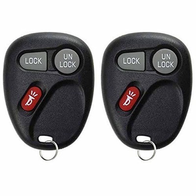 KeylessOption Key Fob Replacement for 1998 1999 2000 2001 2002 black 