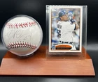 Miguel Cabrera Detroit Tigers Autographed MLB Baseball ACE Authenticated, Stand
