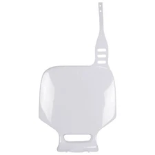UFO Front Number Plate White For Yamaha TTR125L 2000-2007
