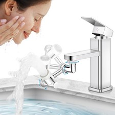 Faucet Extender,1080 Extension Faucet Aerator Large-Angle Rotating Splash Fi...