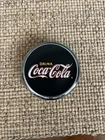 Coca-Cola Vintage Coaster Set of 4 Cork Backing Metal Coasters