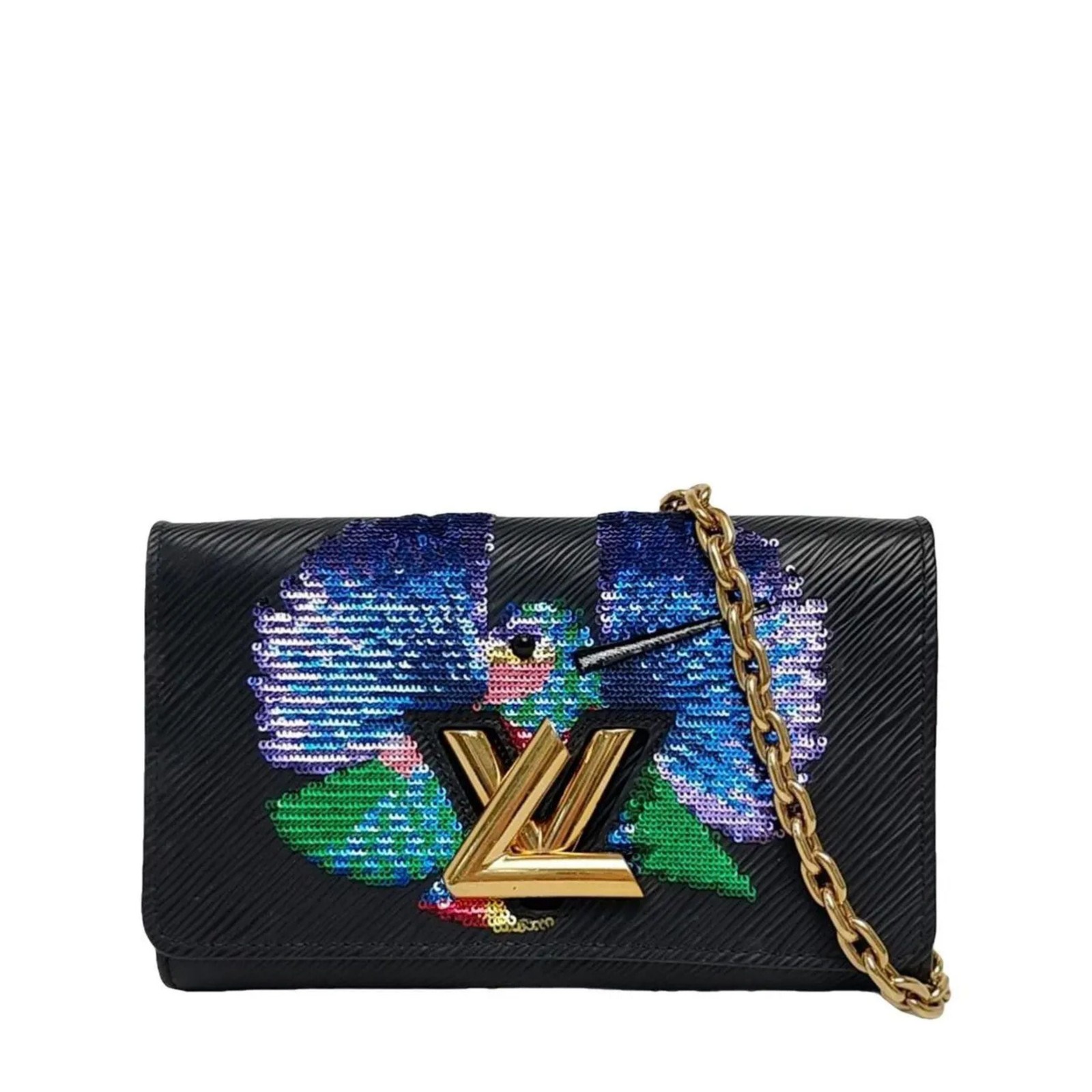 Louis Vuitton - Epi Sequin Bird Twist Wallet On Chain
