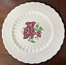 SPODE England “Bermuda Flowers” S.1312 9"Luncheon Plate Made for WM. Bluck & Co.