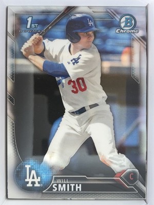 2016 1. Bowman Entwurf Chrom Refraktor - Will Smith #BDC-84 - Dodgers